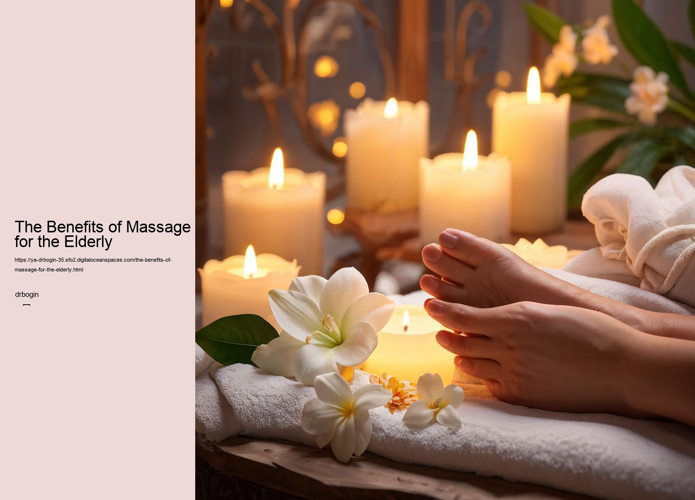 The Benefits of Massage for the Elderly